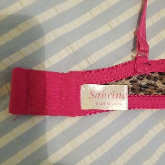 Sabrina Bra pink and black 36C - Picture 9 of 10